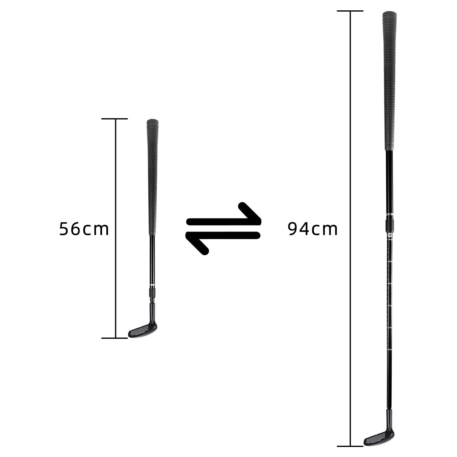 Discover the Double Sided Zinc Alloy Golf Telescopic Golf Club